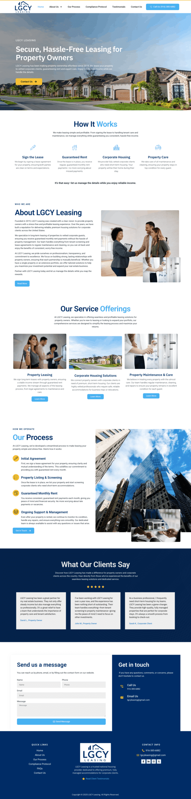 LGCY Leasing Project