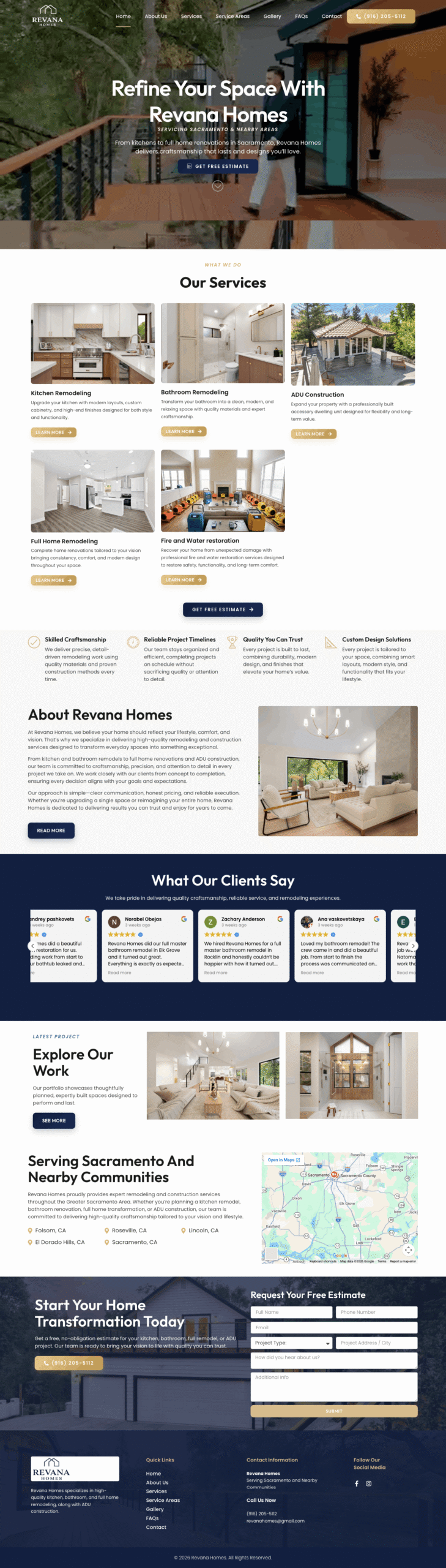 Revana Homes Project